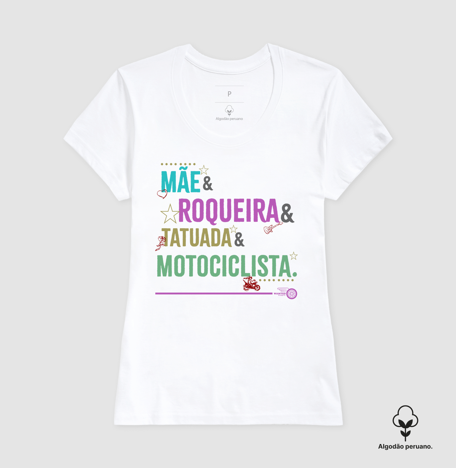 Mãe, Roqueira, Tatuada, Motociclista - Color - Imagem 4