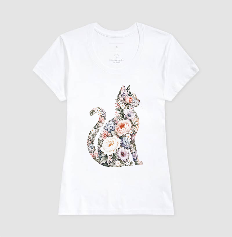 gato floral - Imagem 3