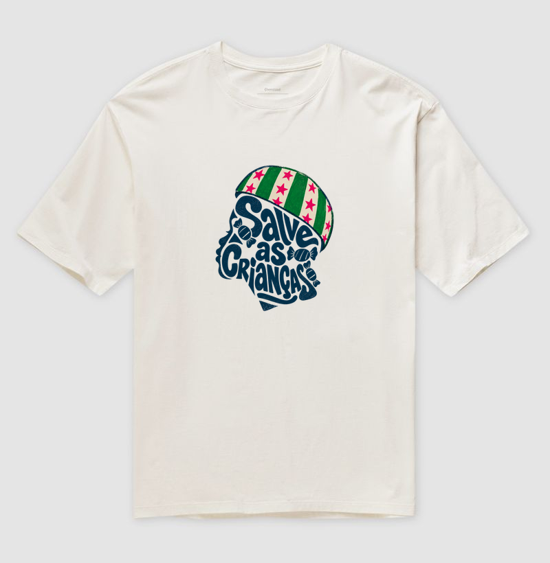Camiseta Oversized Salve as crianças - Imagem 4