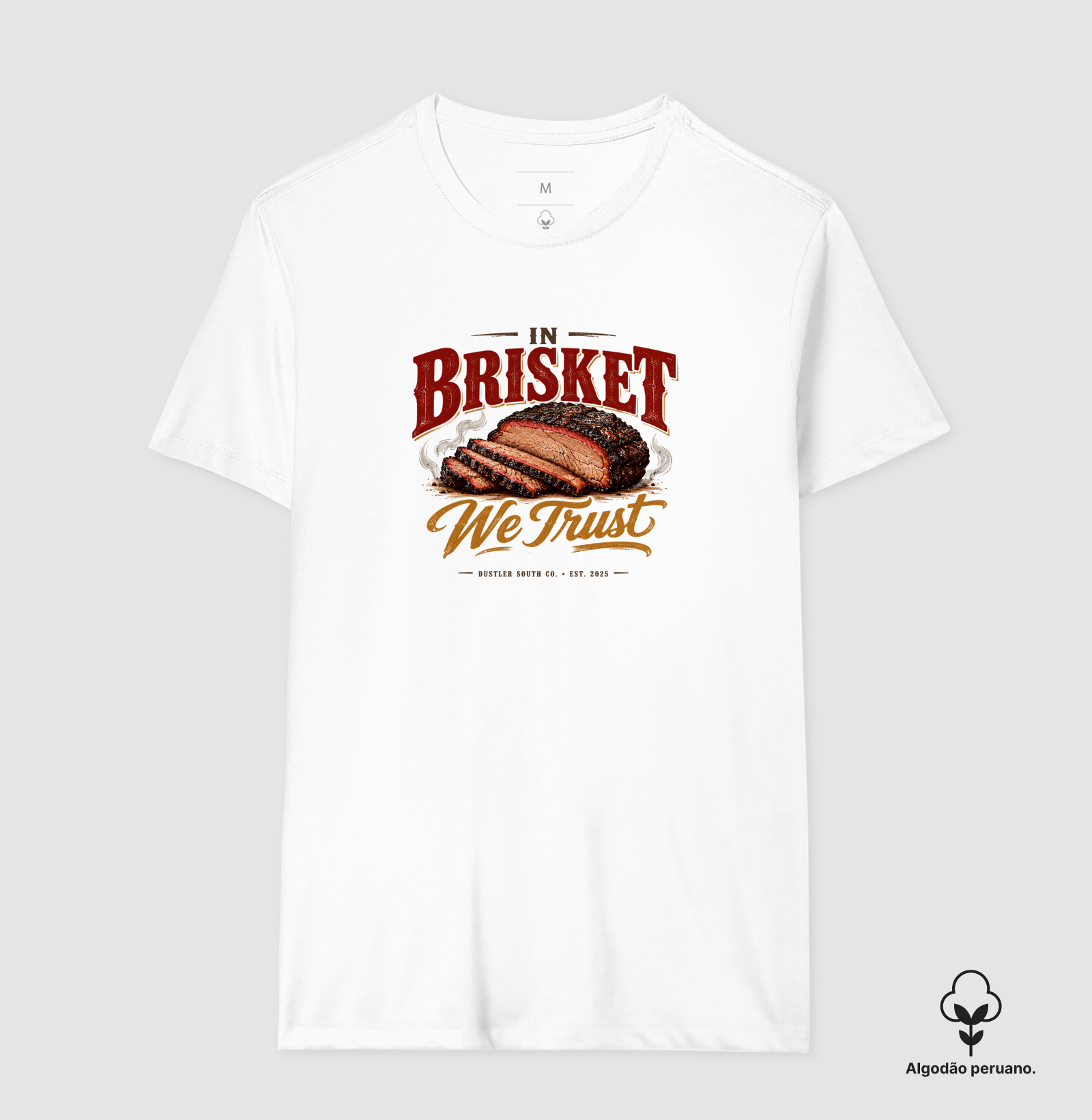 Camiseta Country Masculina In Brisket We Trust - Dustler South Co. - Imagem 2