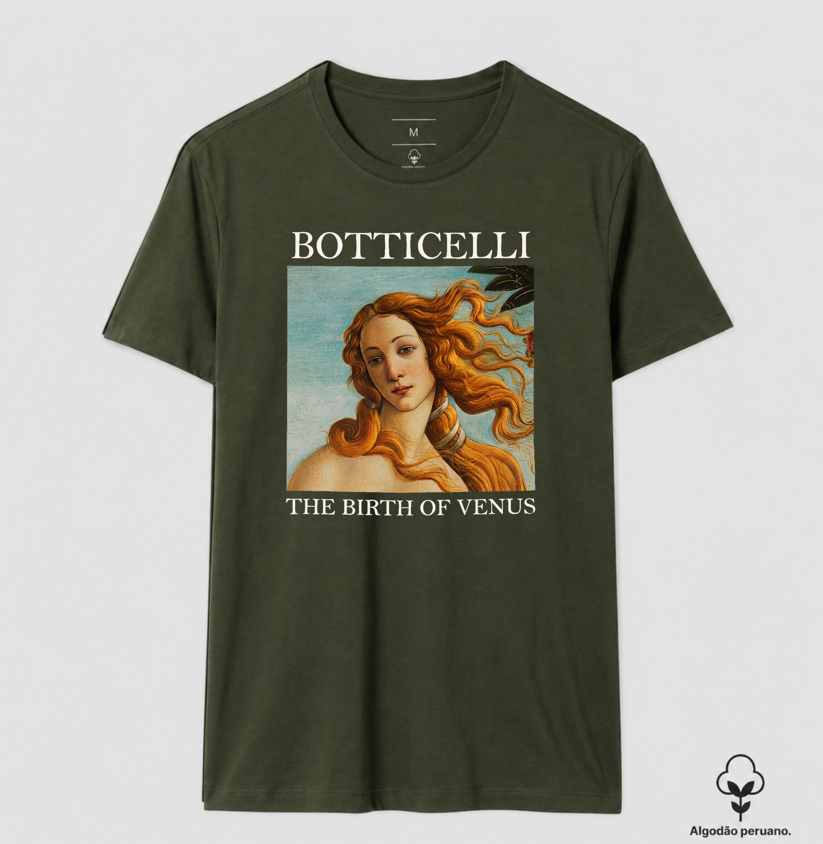 Camiseta Sandro Botticelli – O Nascimento de Vênus (The Birth of Venus) | Algodão Premium  - Imagem 6