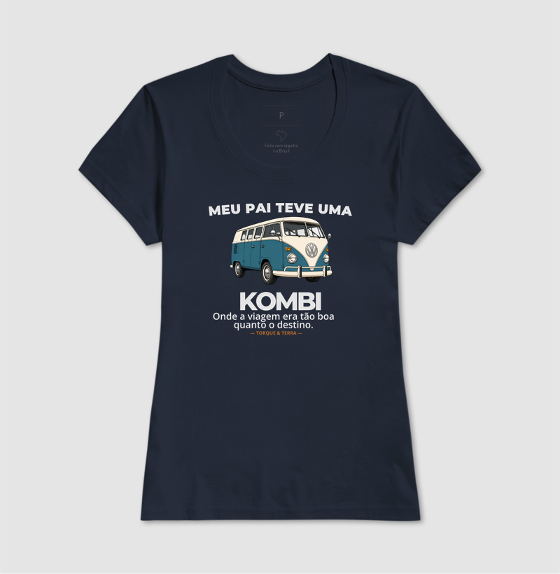 Meu pai teve uma - KOMBI - azul com branco - Imagem 7