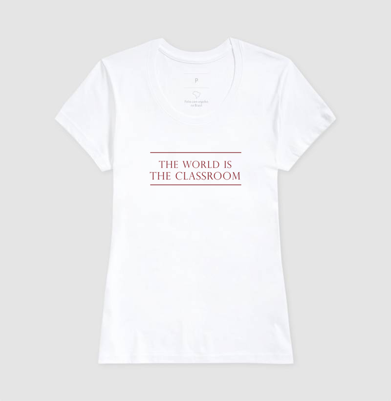 Camiseta The World Is The Classroom - Imagem 5