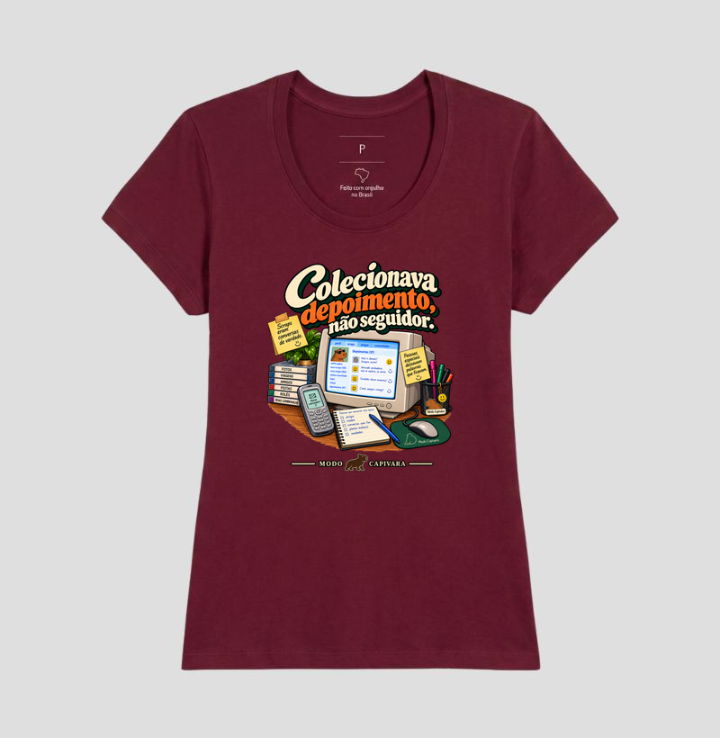 COLECIONAVA DEPOIMENTOS E NÃO SEGUIDORES - Modo Capivara - Camiseta - Imagem 19