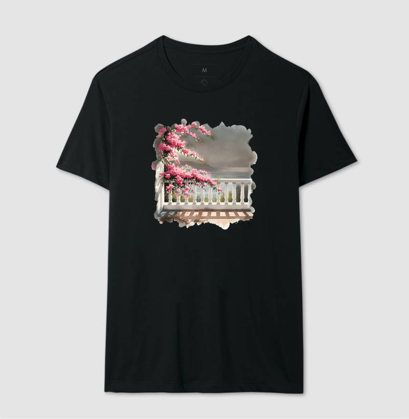 Camiseta Algodão Premium - Varanda Mediterrânea  - Imagem 2