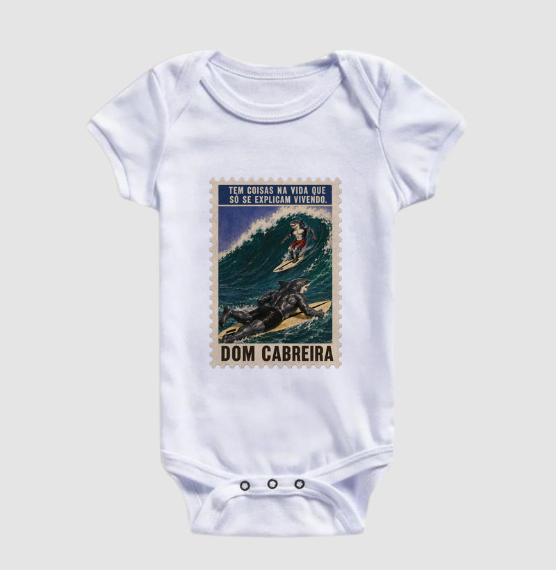 Body Infantil Selo Vivendo a Vida do Surfe - Imagem 6