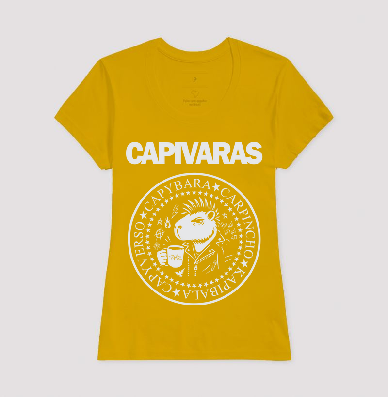 Camiseta Capivara Punk Rock - Imagem 13