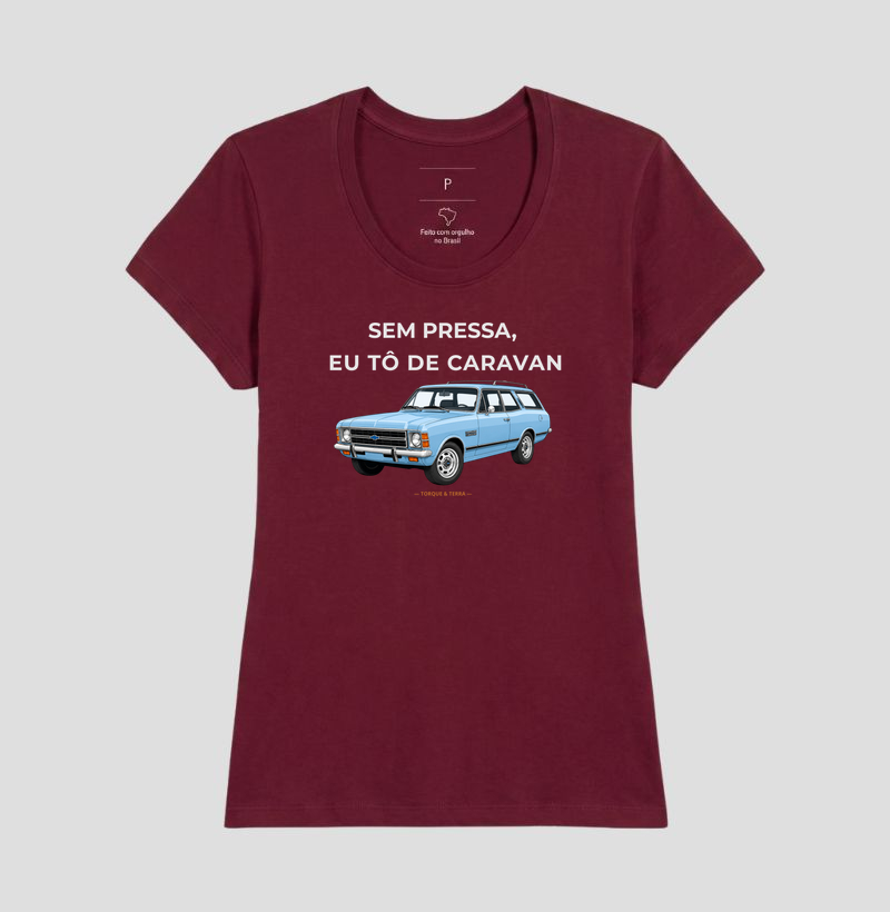 Sem pressa, eu tô de Caravan - azul claro - Imagem 19
