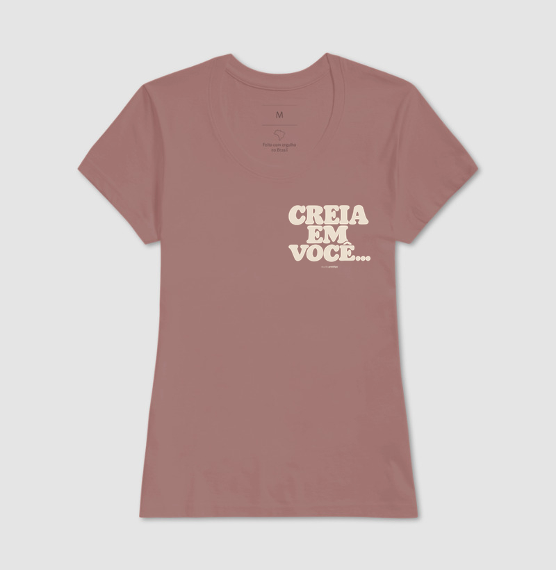 Camiseta Creia em Você (estampa P) - Imagem 17