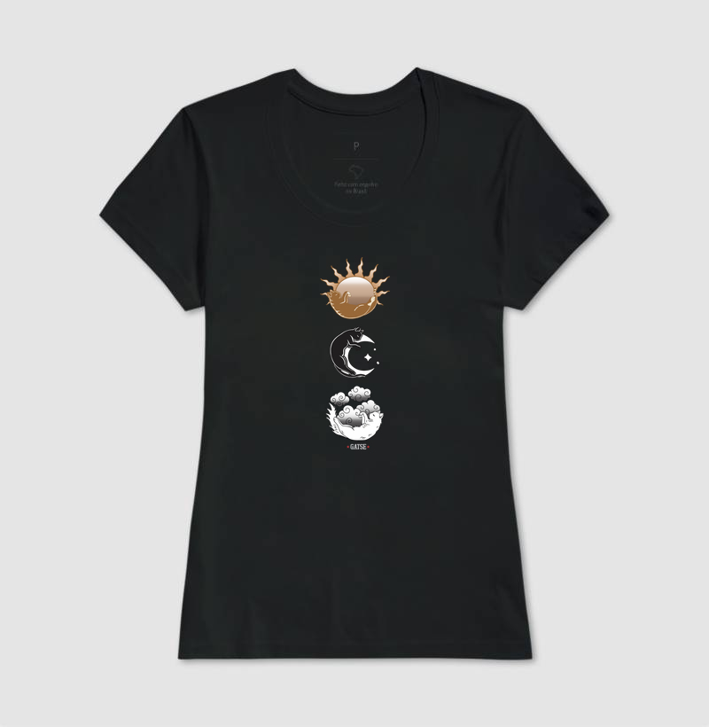 Camiseta Sol Lua e Nuvens - Imagem 6