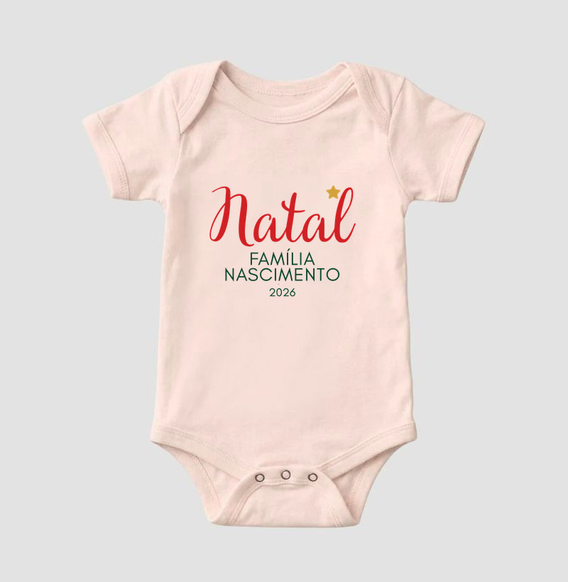 Natal - Família Nascimento - 2026 (body bebê) - Imagem 4