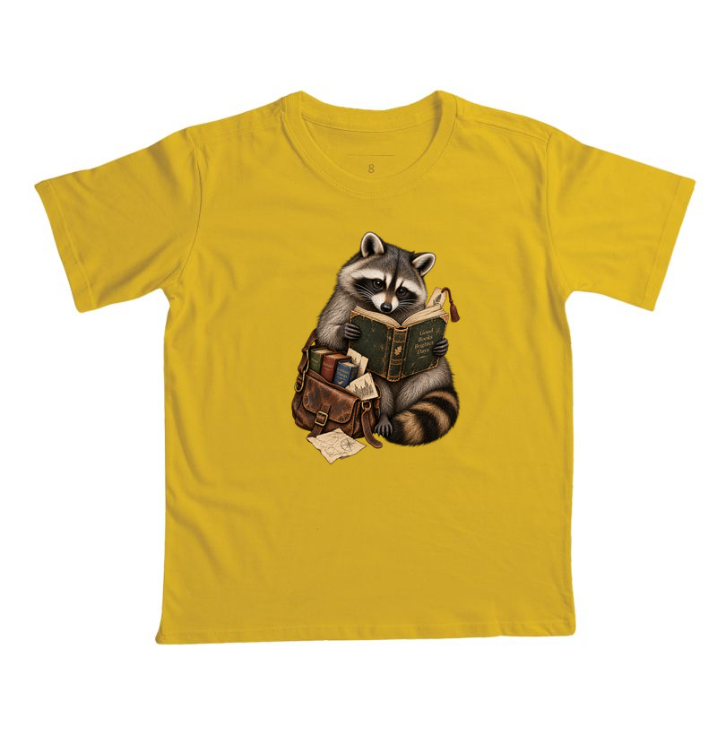 Camiseta Guaxinim Leitor - Imagem 7