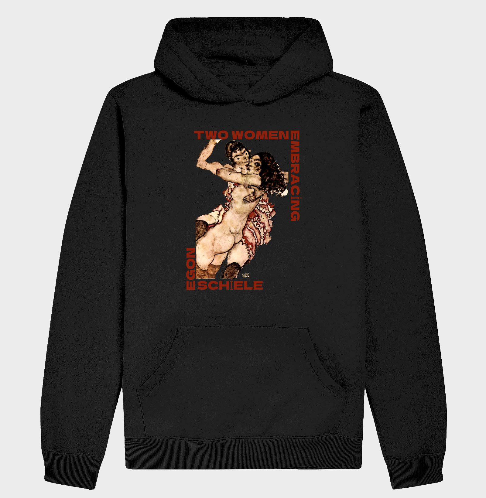 Duas mulheres se abraçando (1915) - Egon Schiele - Imagem 2