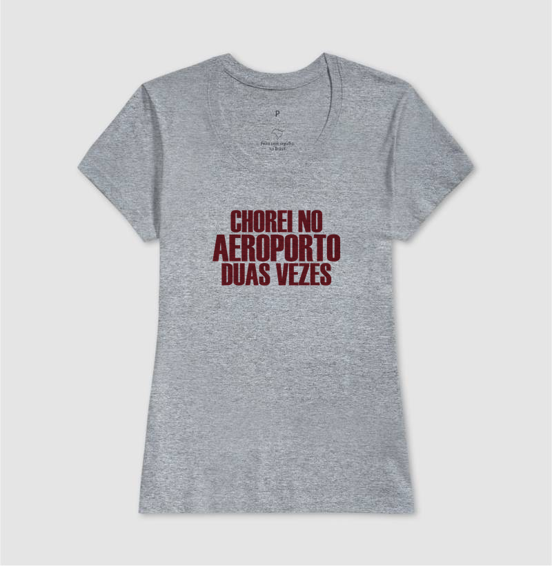 Camiseta Chorei no Aeroporto Duas Vezes - Imagem 9