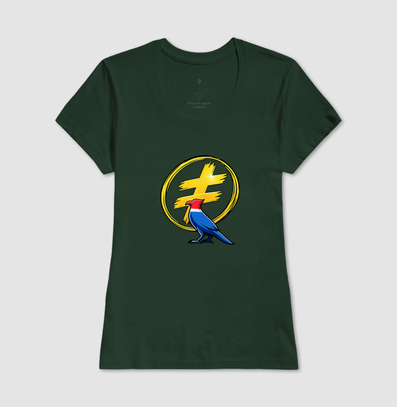 Camiseta com estampa “≠” e pássaro colorido — símbolo de diversidade e liberdade. Um manifesto de orgulho e inclusão para quem acredita na força das diferenças. - Imagem 13
