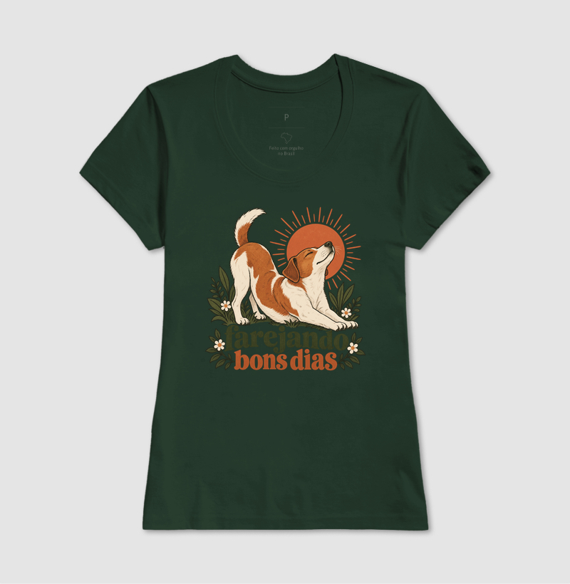 Camiseta Cachorro Manhã "farejando bons dias" | Pelo & Pano - Imagem 13
