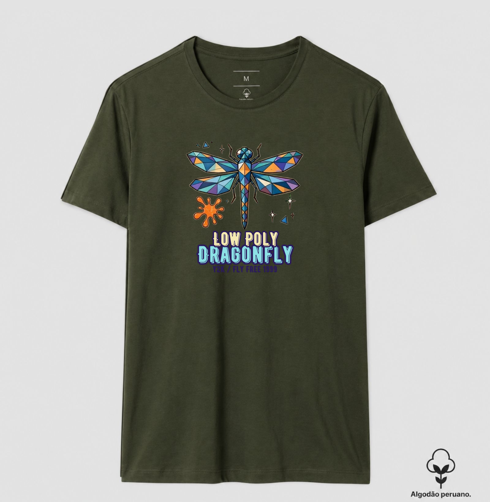 Camiseta Y2K Low Poly Dragonfly - Imagem 5