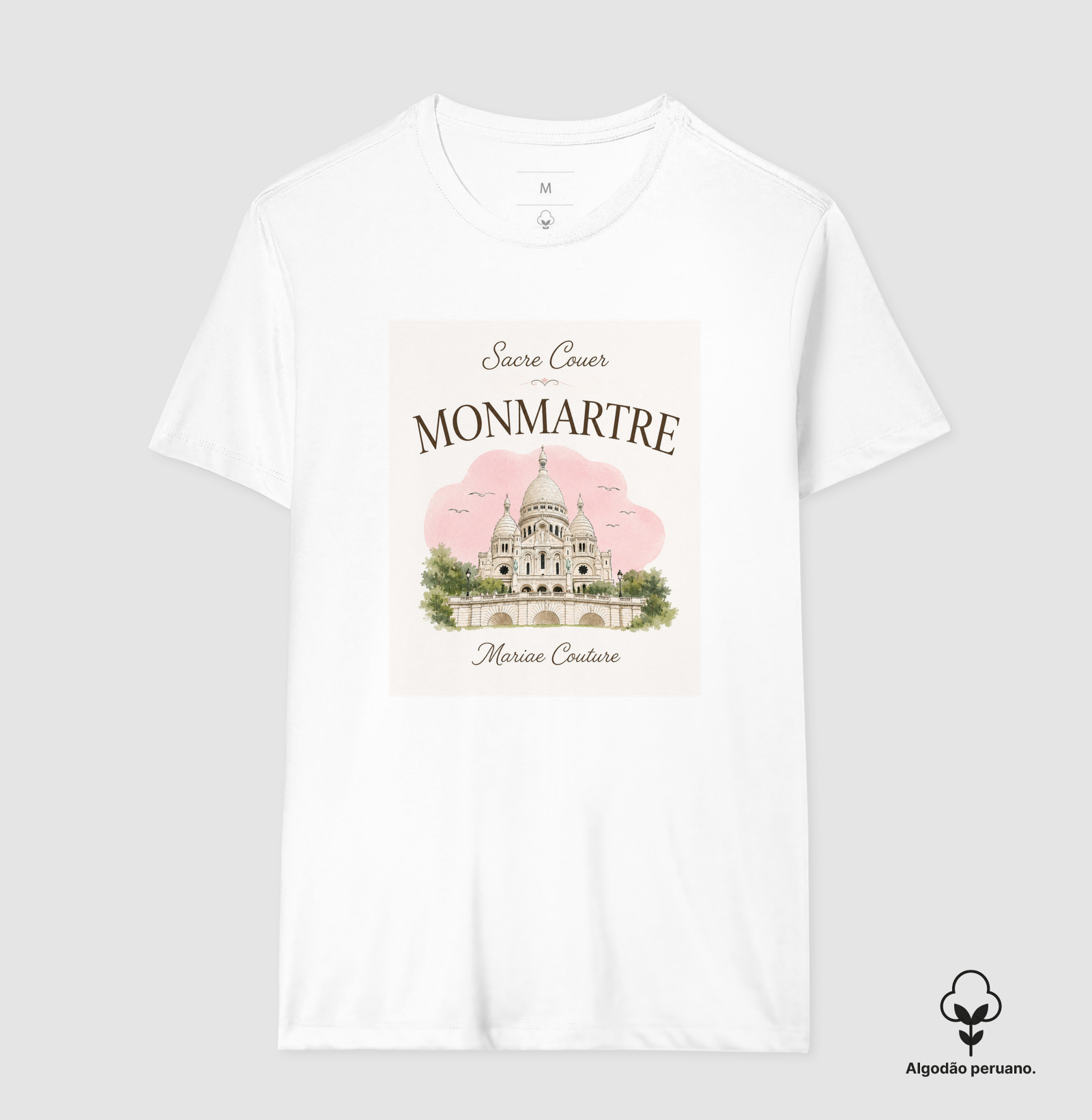 Sacre Couer de Monmartre - algodão peruano - Imagem 2