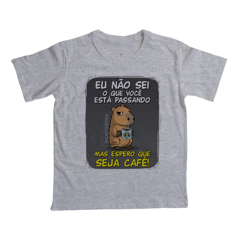 Camiseta Capivara Seja Café - Imagem 6