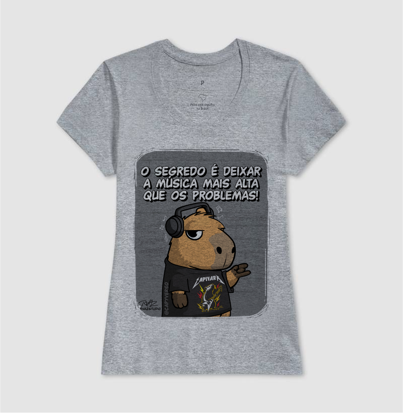 Camiseta Capivara Música - Imagem 9
