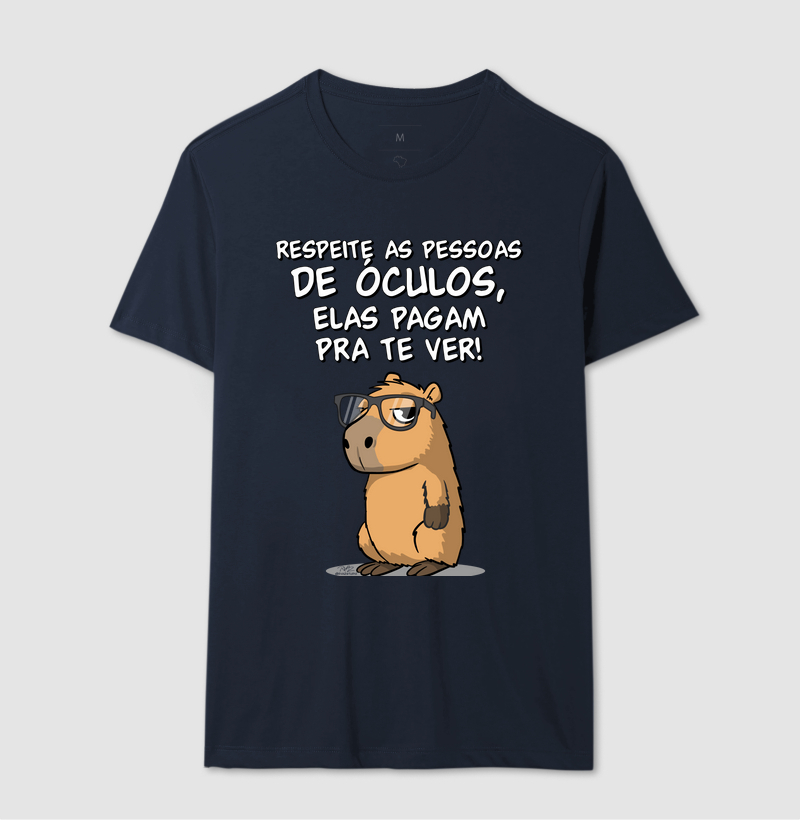 Camiseta Capivara Óculos - Imagem 6