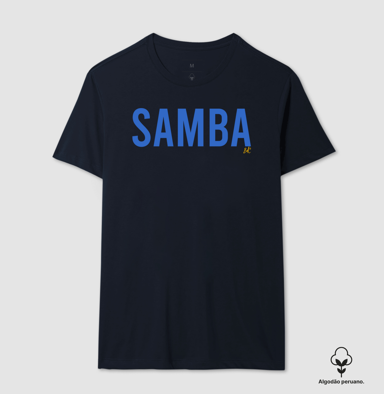 Samba Premium - 100% Algodão Peruano - Azul - Imagem 6