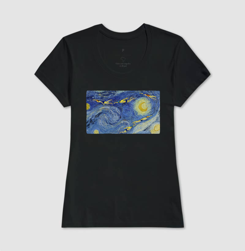 Camiseta Natação - O Mar Agitado - Imagem 3