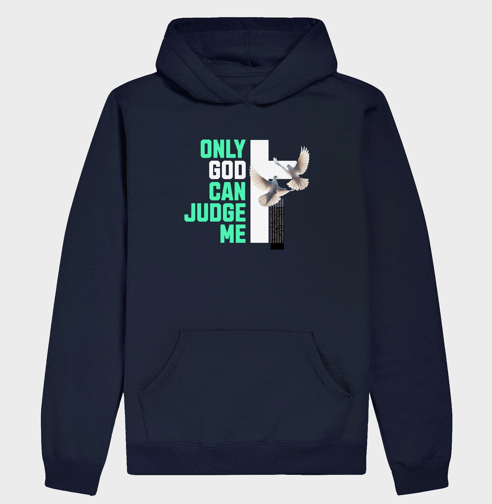 Hoodie Moletom Only God Can Judge Me - Imagem 3