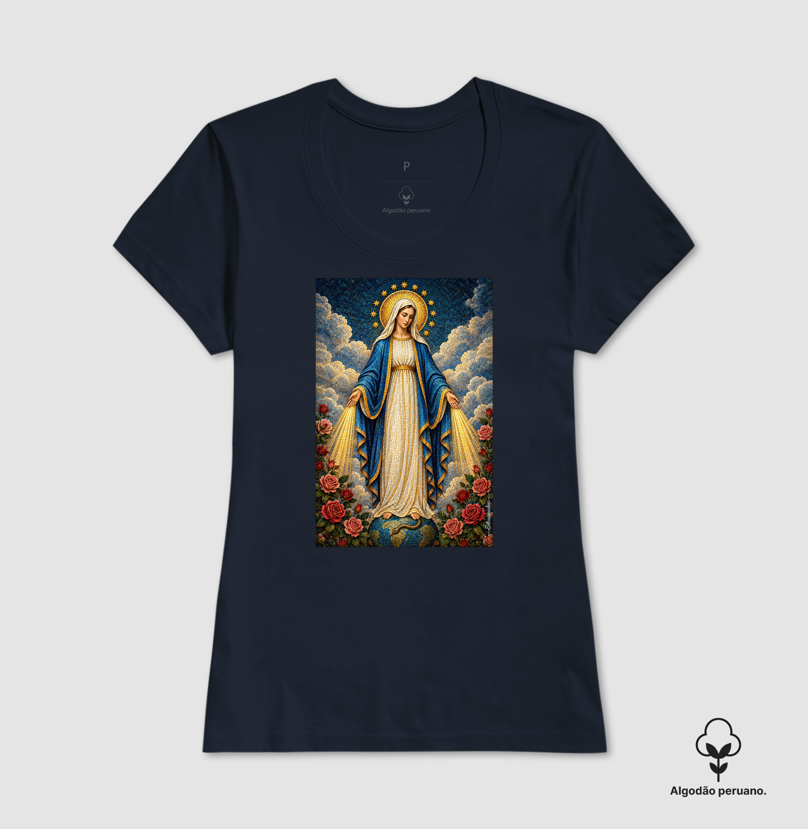 Nossa Senhora das Graças – Mosaico Sagrado | Medalha Milagrosa - Imagem 8