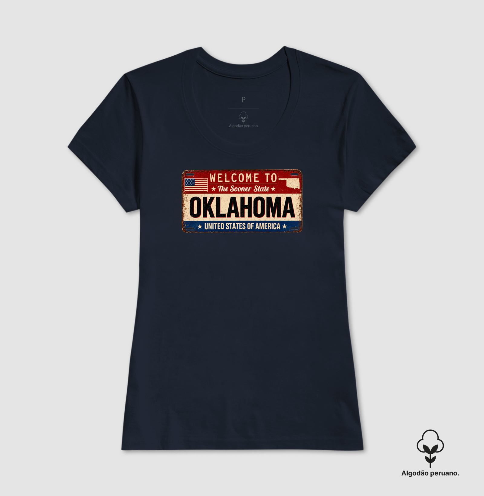 Oklahoma (placa envelhecida) - Imagem 7