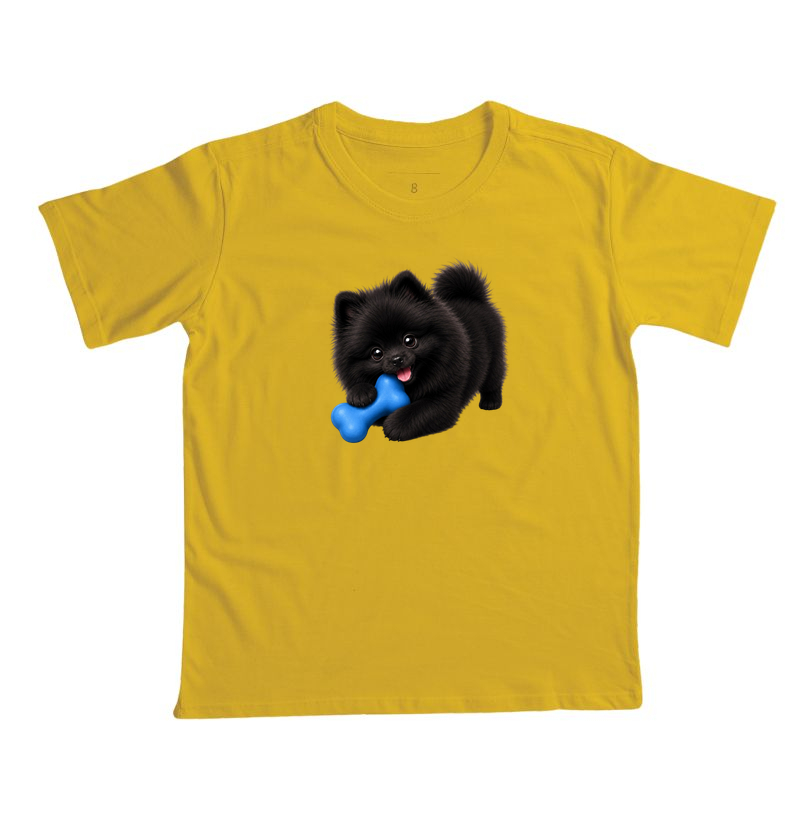 Pomerânia (Spitz Alemão) Preto - Desenho Animado - Imagem 4
