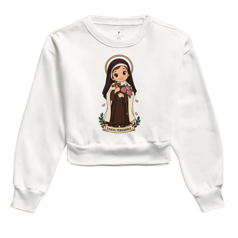 Santa Terezinha estilo chibi - Imagem 3