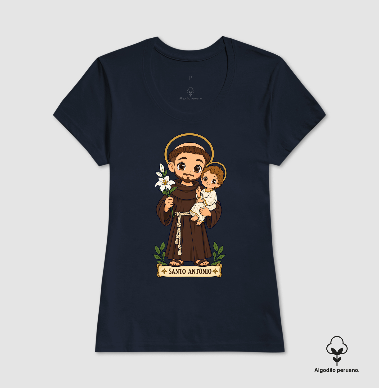 Santo Antonio estilo chibi - Imagem 4
