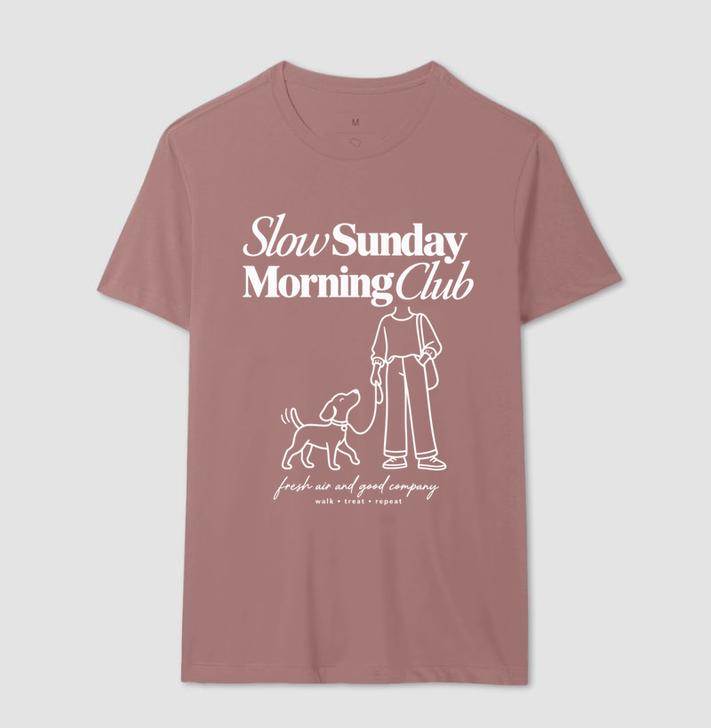 Camiseta Slow Sunday Morning Club - Imagem 16