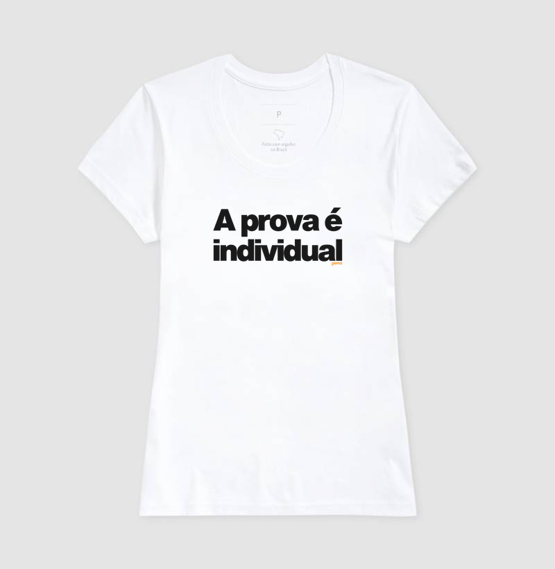 A prova é individual - Imagem 5