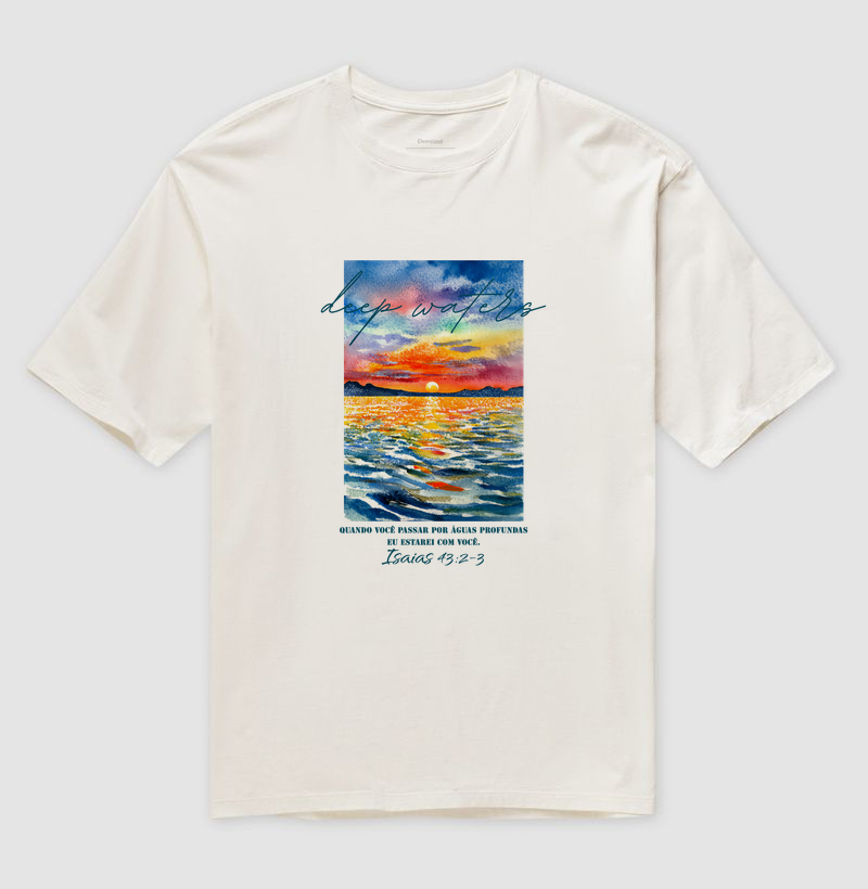 Camiseta Oversized Deep Waters - Imagem 4