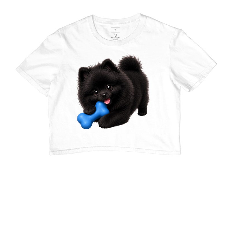 Pomerânia (Spitz Alemão) Preto - Desenho Animado - Imagem 3