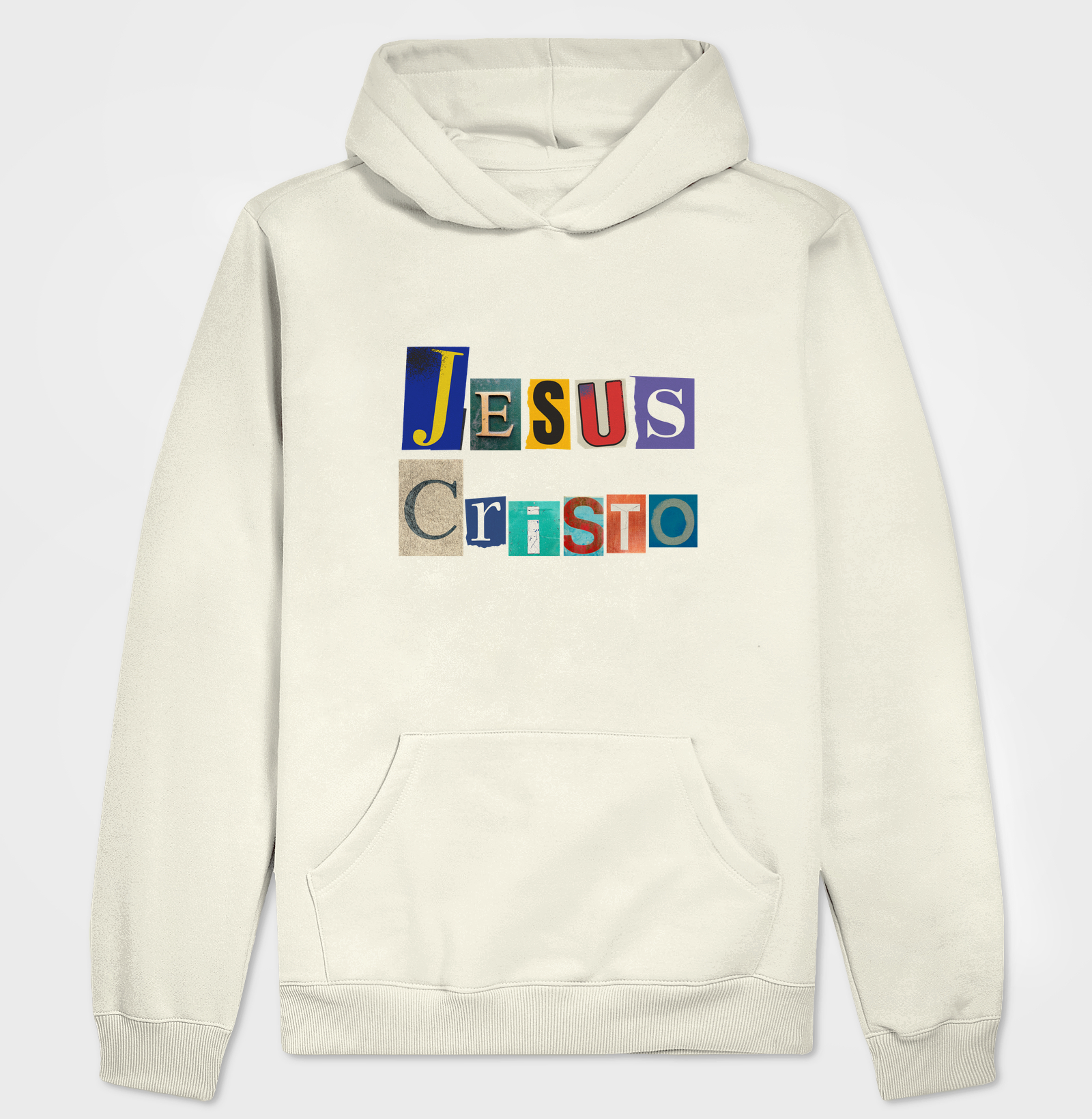 Hoodie Moletom Cristão Jesus Cristo Colagem - Imagem 3