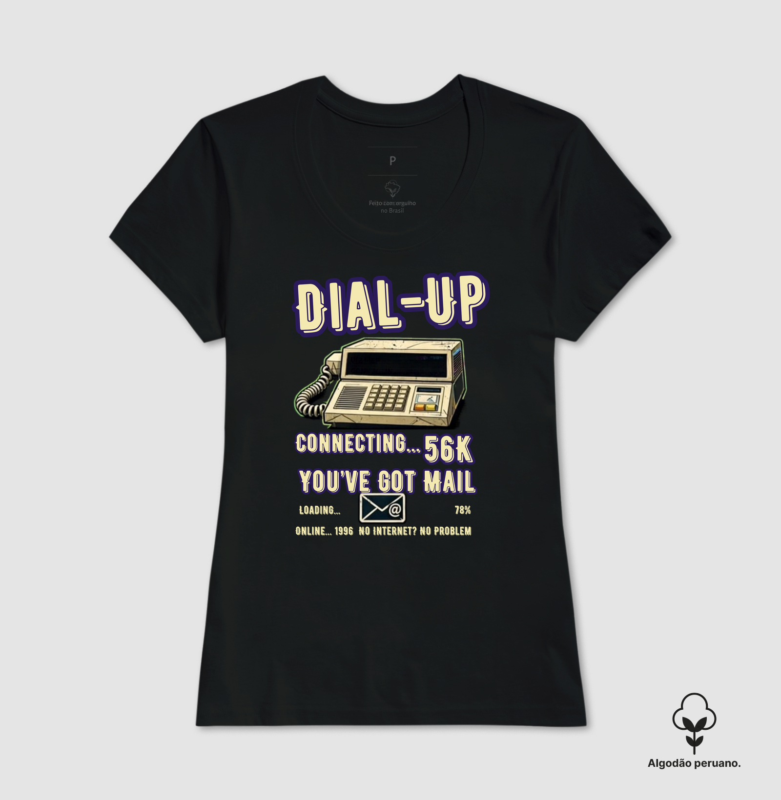  Camiseta Dial-Up - Imagem 5