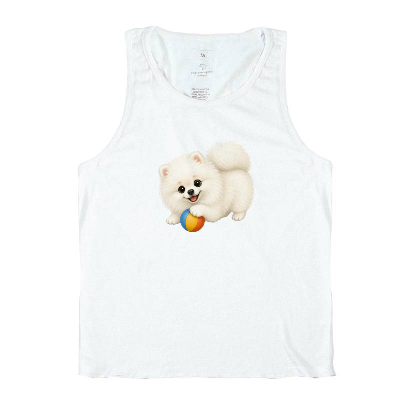 Pomerânia (Spitz Alemão) Branco - Desenho Animado - Imagem 2