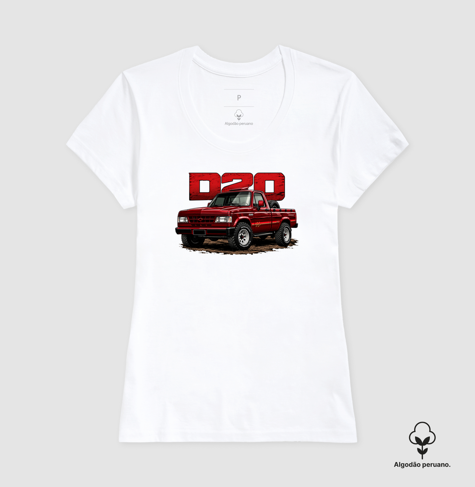 Camiseta em algodão peruano D20 - Imagem 8