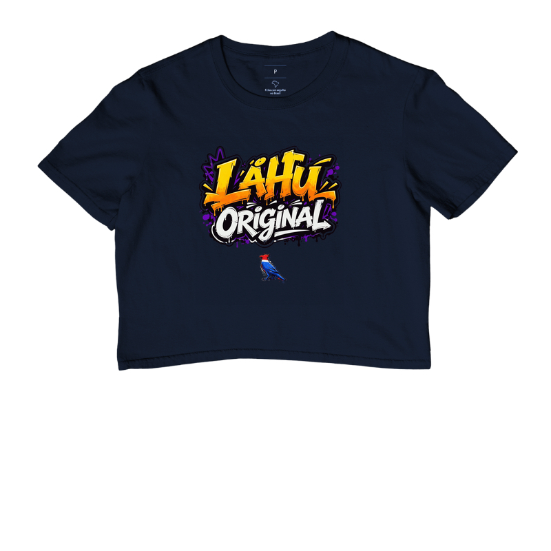 O grafite LÄHU Original brilha em tons vibrantes de laranja e roxo, traduzindo energia e movimento. Mistura perfeita entre arte de rua e moda contemporânea, feita para quem vive o estilo com propósito. - Imagem 4