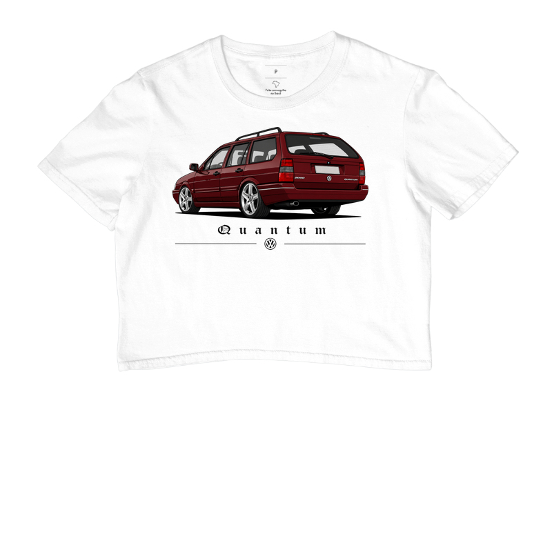 Camiseta cropped feminina Santana Quantum - Imagem 6