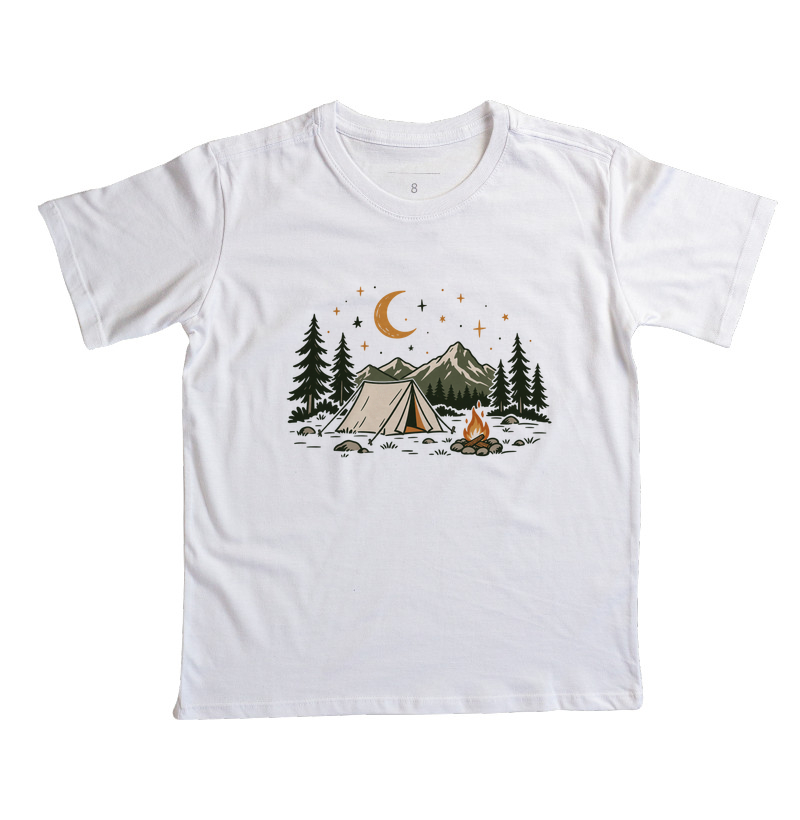 Camiseta Infantil | Pequeno Aventureiro sob as Estrelas - Imagem 4
