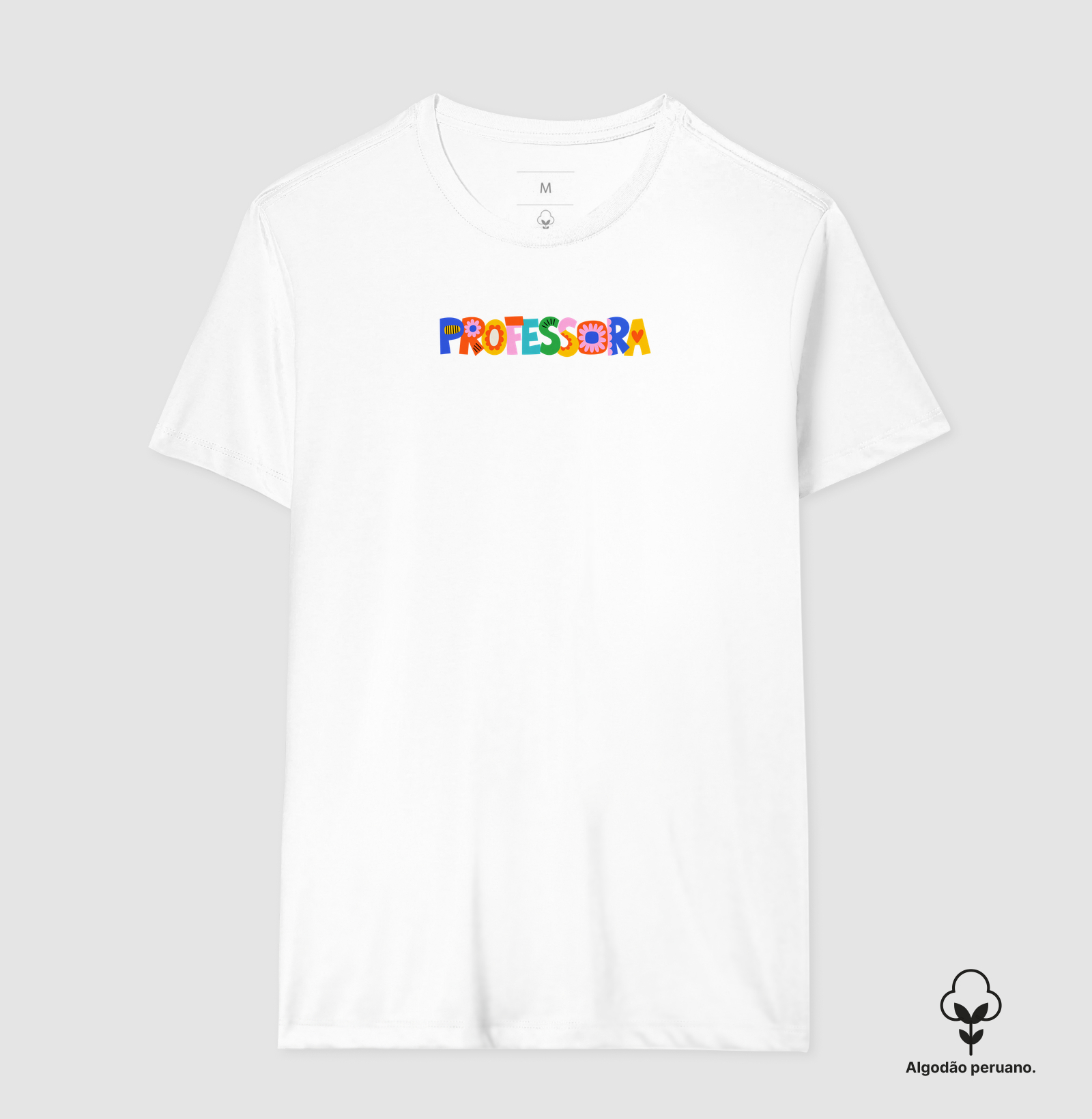 Professora - Artístico & Colorido (algodão peruano) - Imagem 4