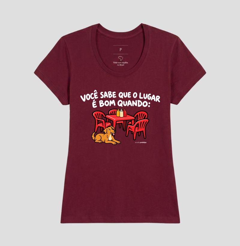 Camiseta Você Sabe Que o Lugar É Bom Quando - Imagem 18