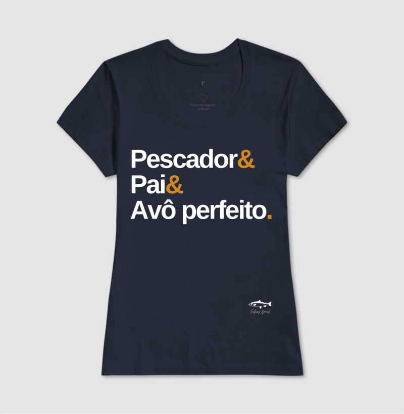 PESCADOR E PAI E AVÔ PERFEITO ( Algodão peruano) - Imagem 7