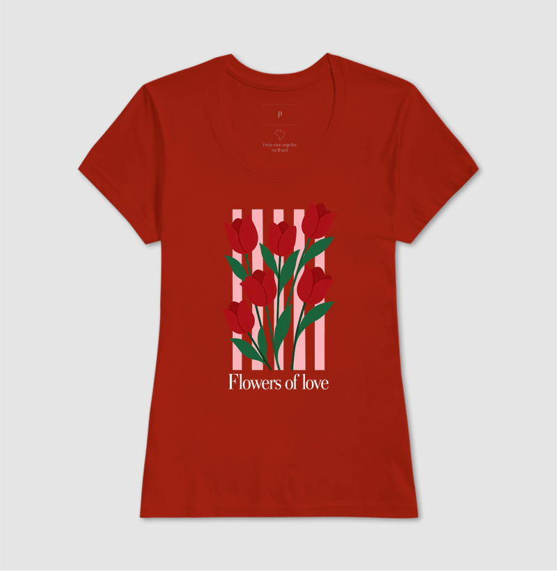 Camiseta Flowers of love - Imagem 11