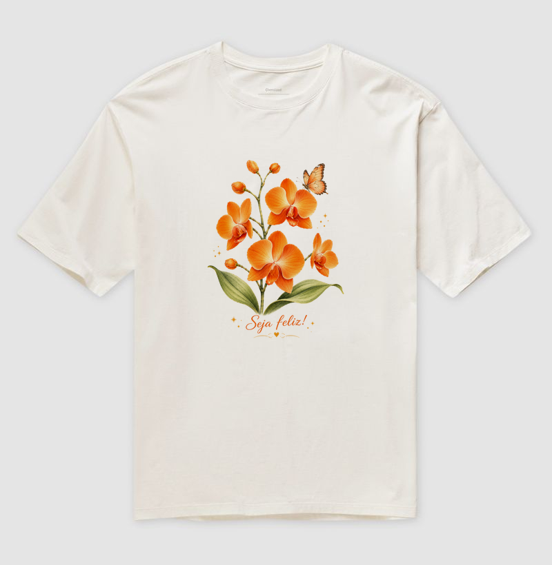 Camiseta Seja Feliz - Imagem 4