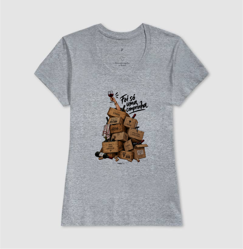 Camiseta “Mais Vinho Por Favor” – Wine Lifestyle Premium - Imagem 9